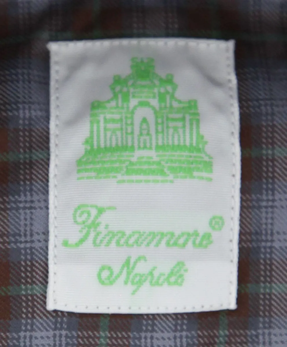 Finamore Napoli Dark Brown Shirt - Extra Slim