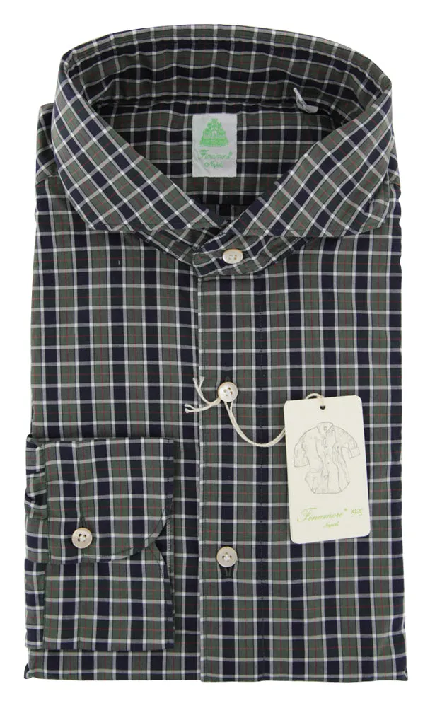 Finamore Napoli Dark Green Shirt - Extra Slim