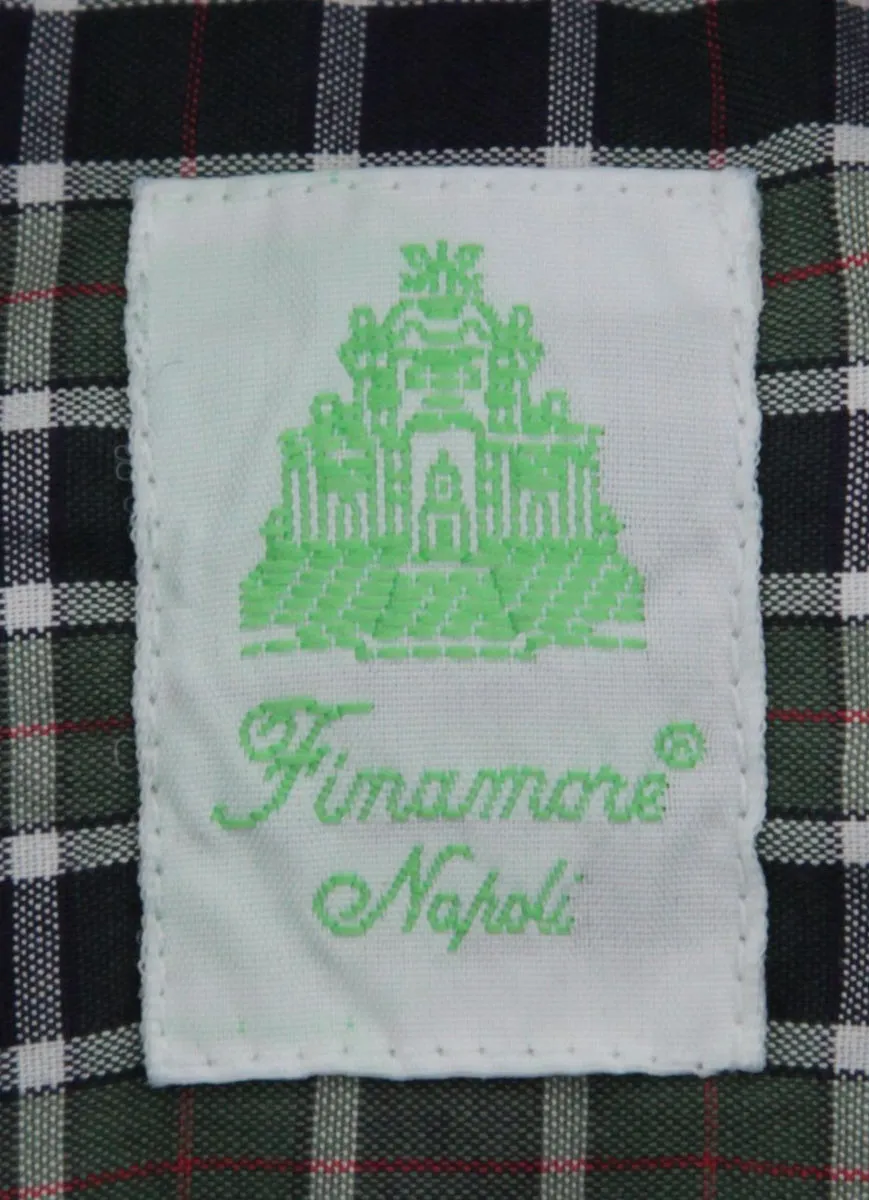 Finamore Napoli Dark Green Shirt - Extra Slim
