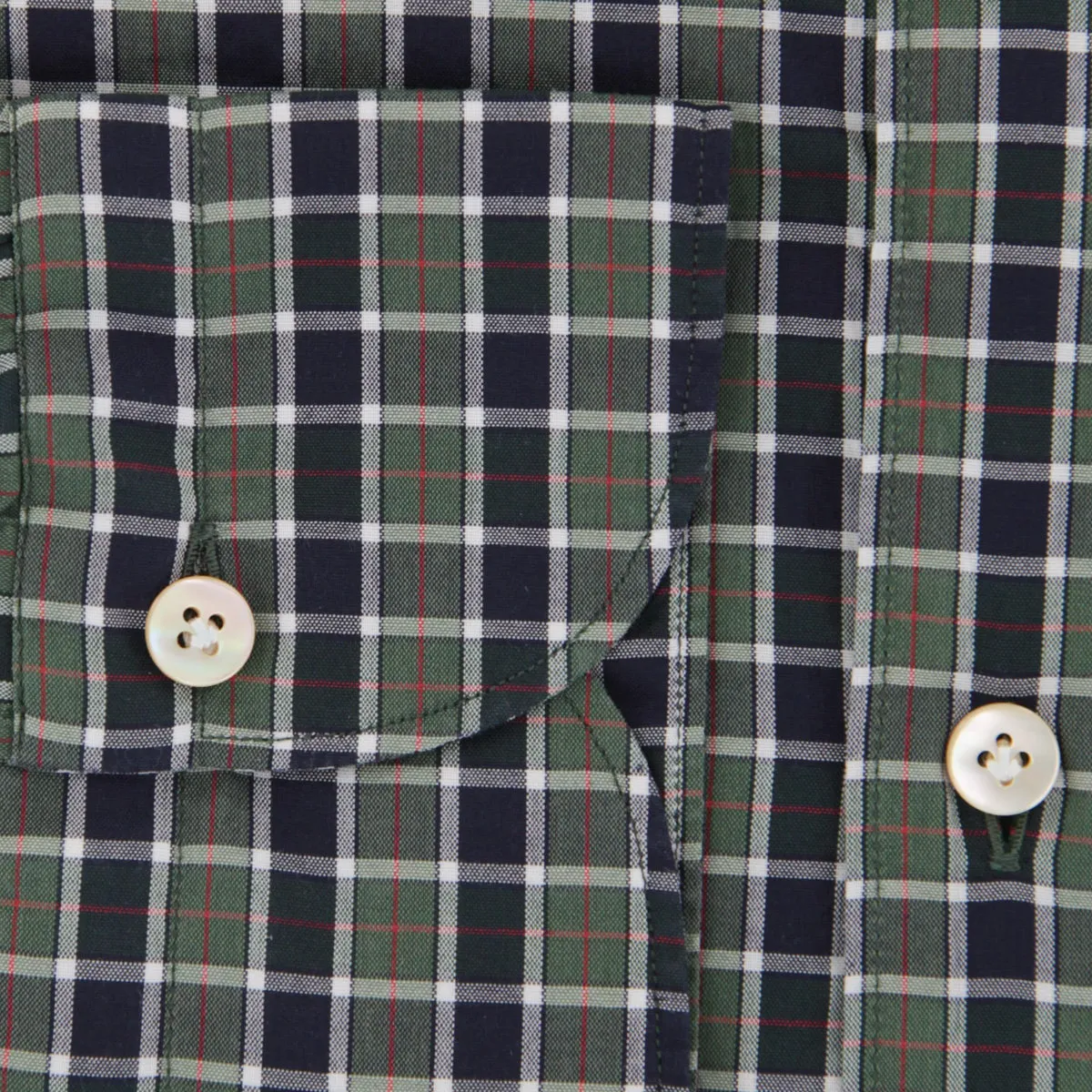 Finamore Napoli Dark Green Shirt - Extra Slim