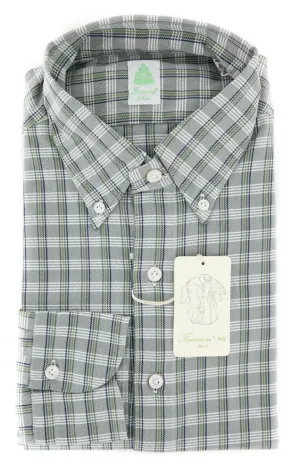 Finamore Napoli Gray Shirt - Extra Slim - 15.5 US / 39 EU