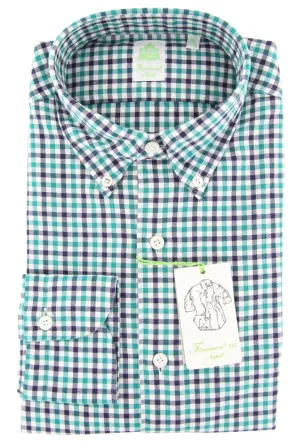 Finamore Napoli Green Shirt - Extra Slim