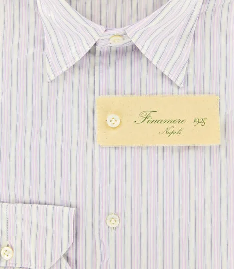 Finamore Napoli Lavender Purple Shirt – Size: XL US