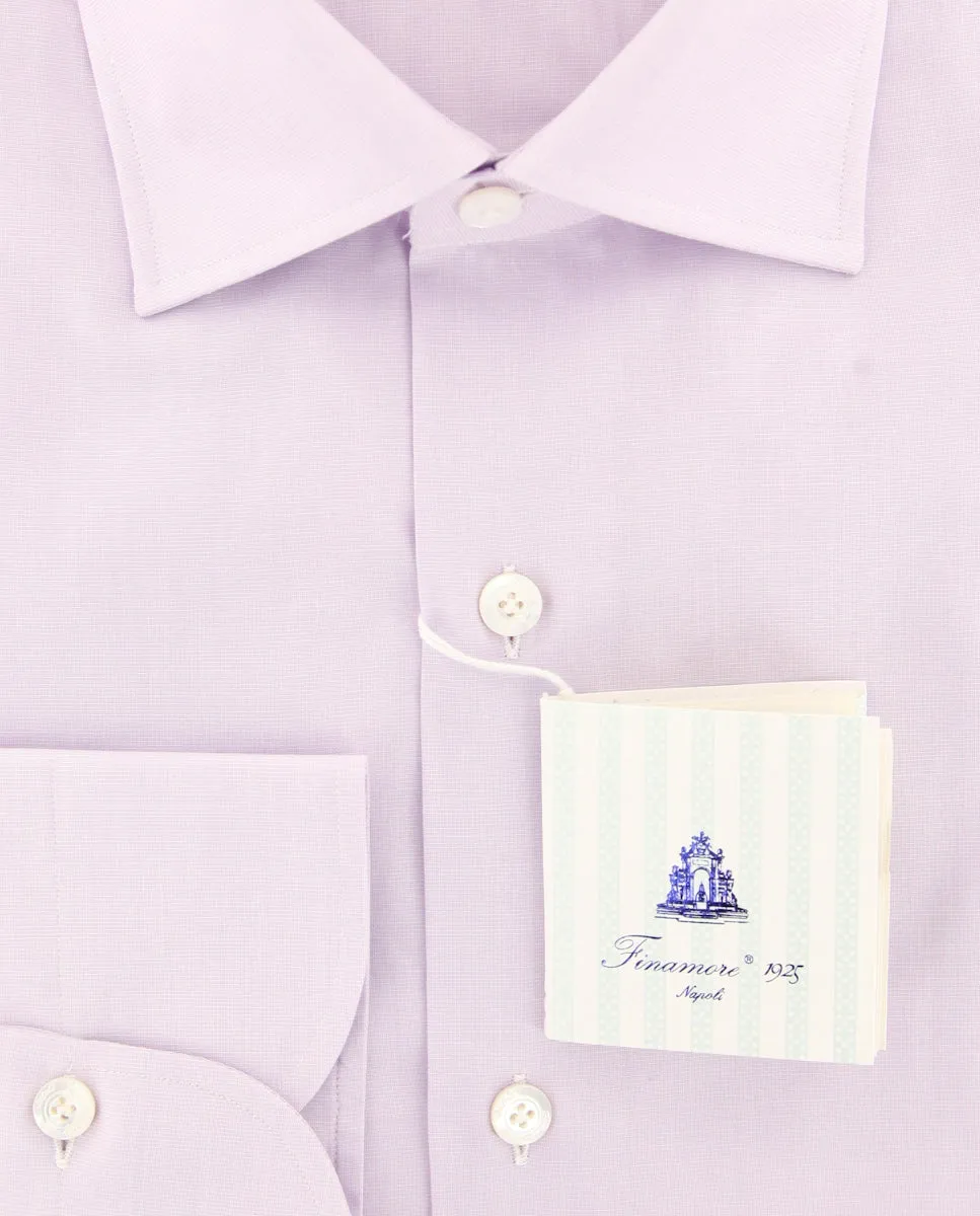 Finamore Napoli Lavender Purple Shirt - Slim