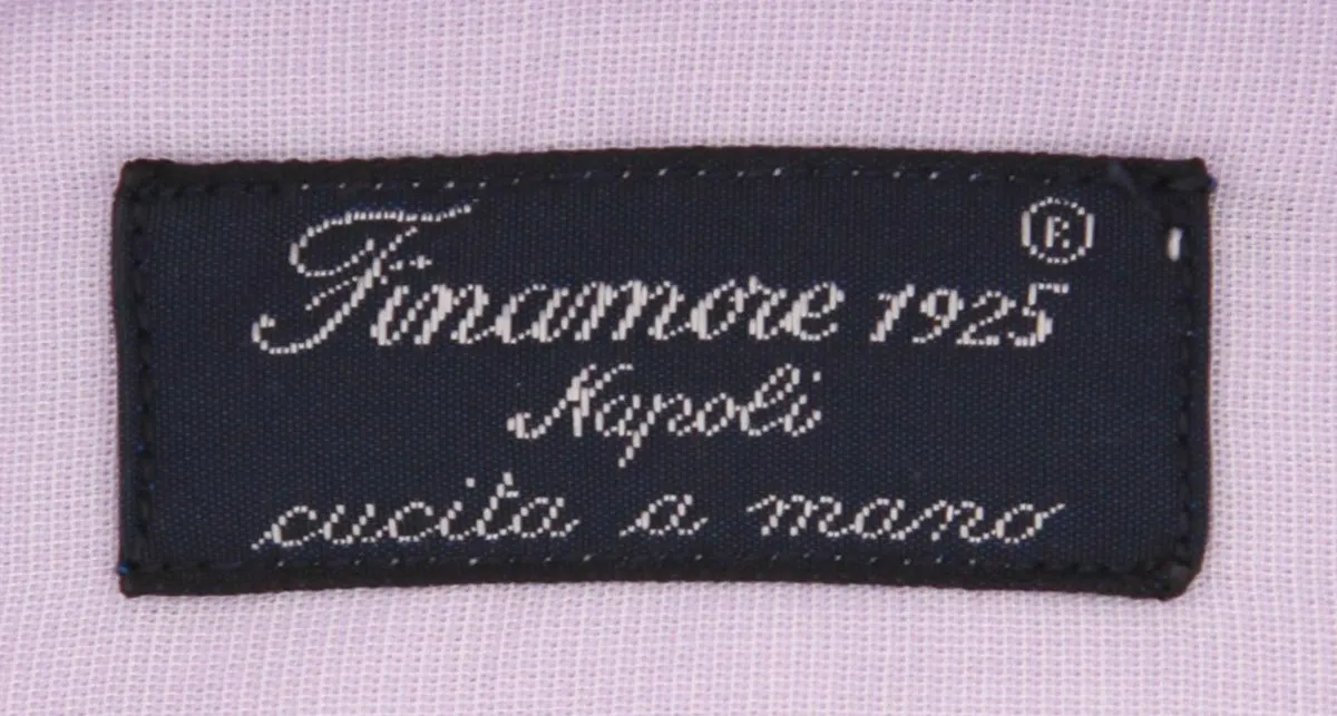 Finamore Napoli Lavender Purple Shirt - Slim