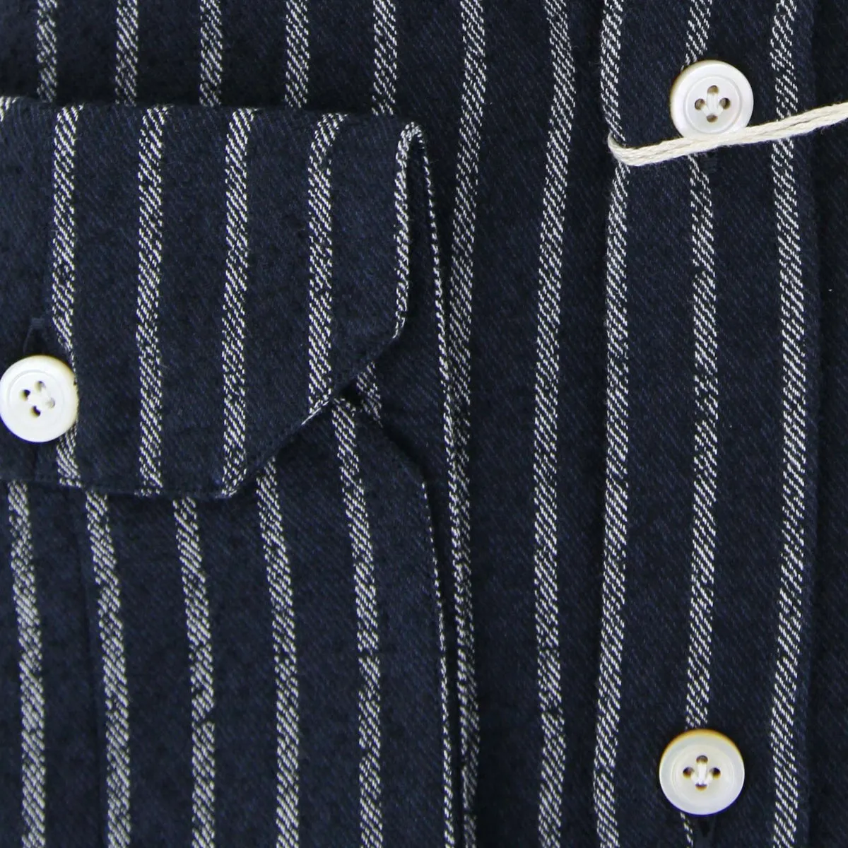Finamore Napoli Midnight Navy Blue Shirt - Extra Slim