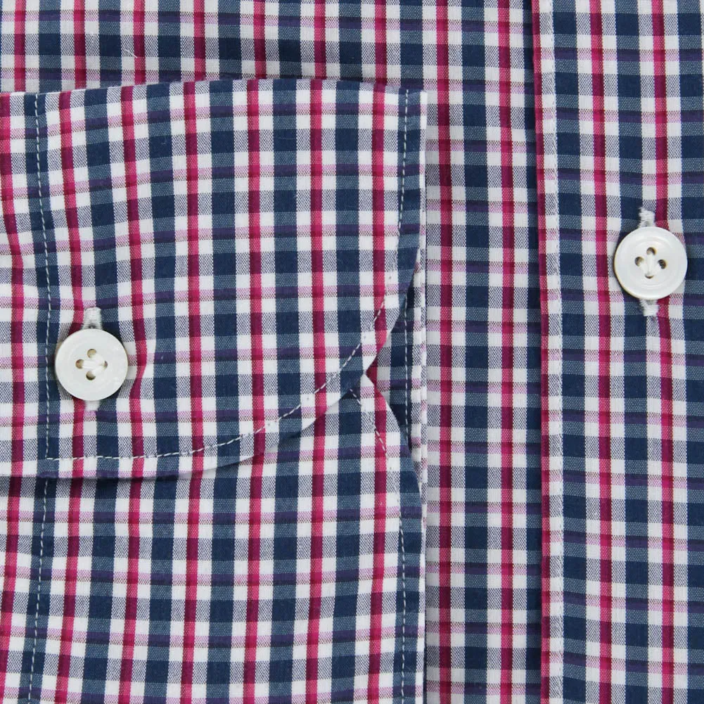 Finamore Napoli Navy Blue Shirt - Extra Slim - M US / M EU