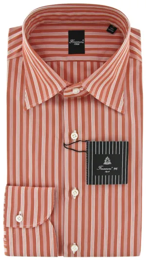 Finamore Napoli Orange Shirt - 15.75 US / 40 EU