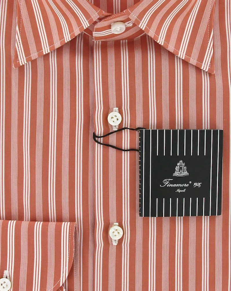 Finamore Napoli Orange Shirt - 15.75 US / 40 EU