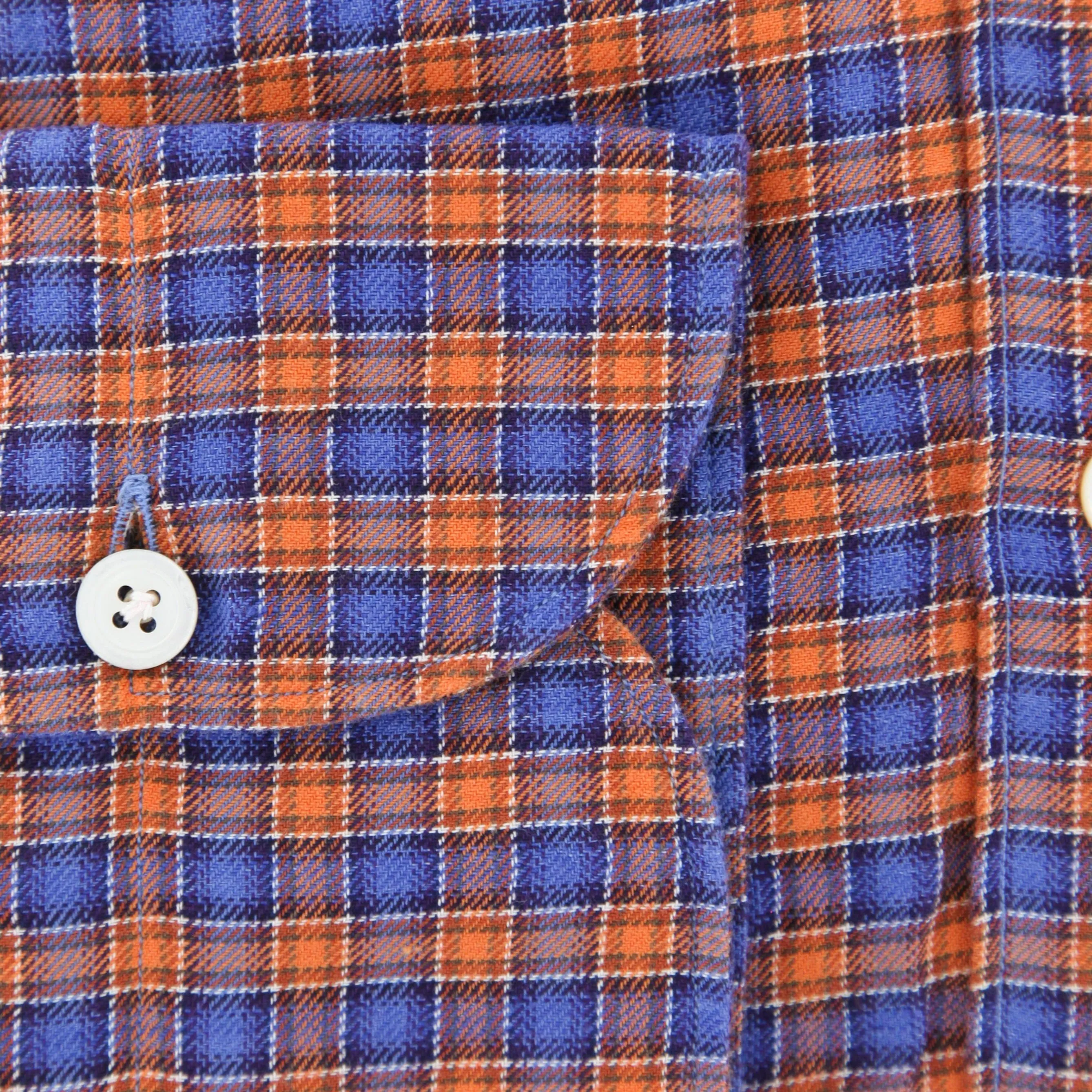 Finamore Napoli Orange Shirt - Extra Slim