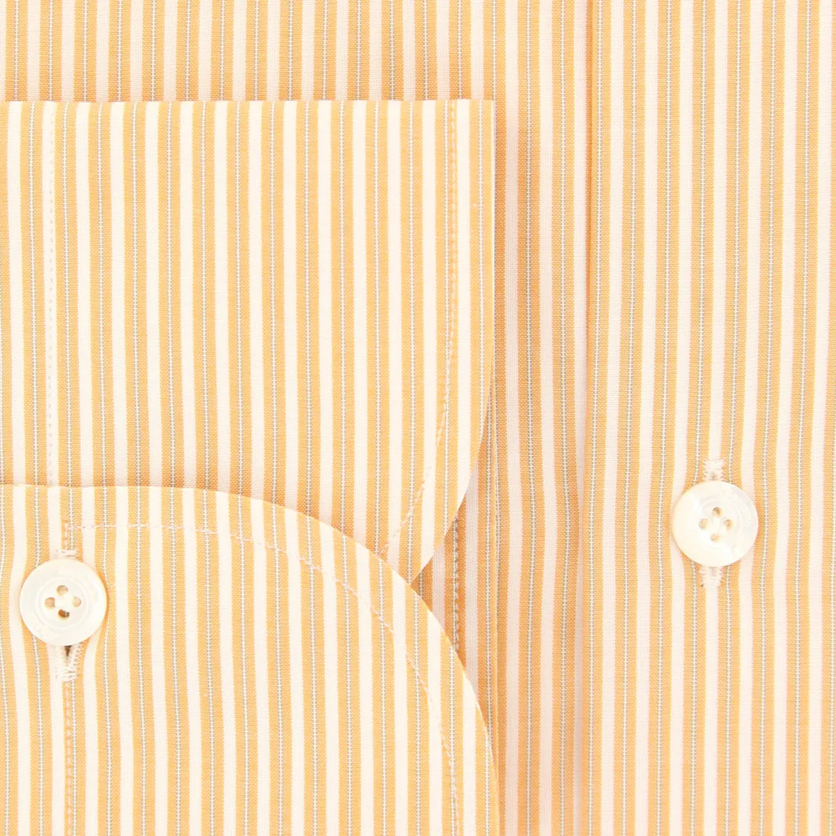 Finamore Napoli Orange Shirt - Slim