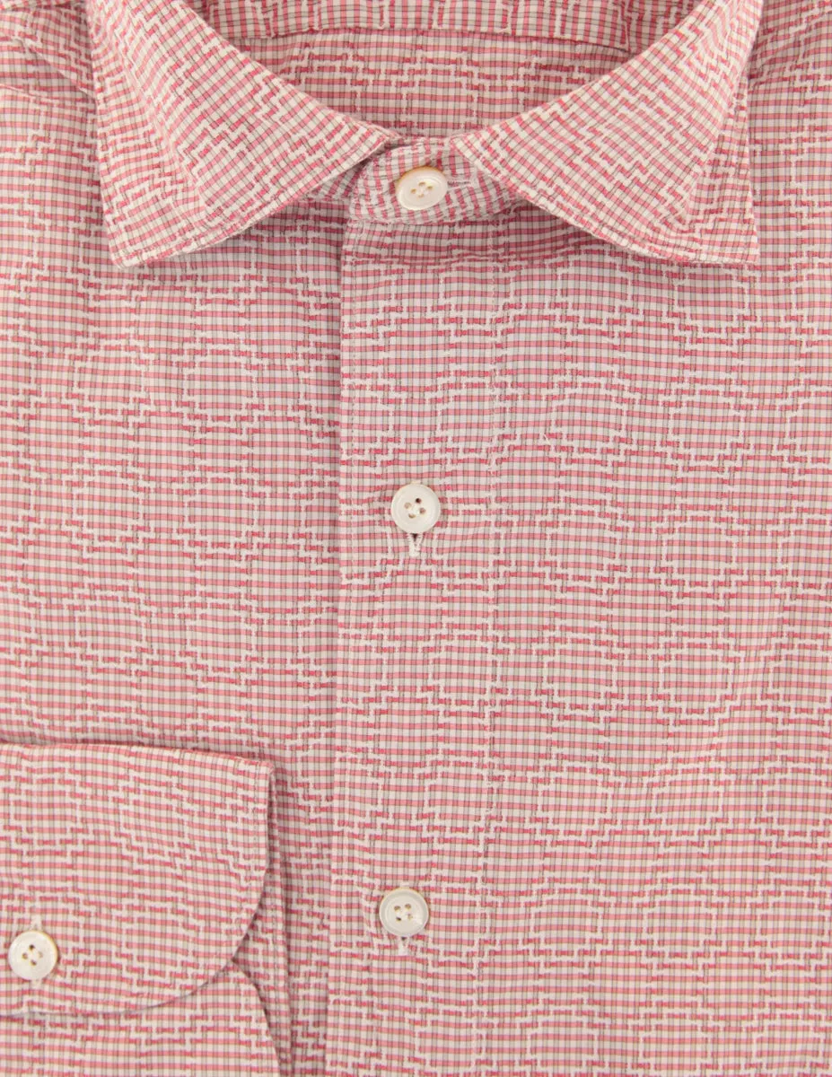 Finamore Napoli Pink Shirt - Extra Slim