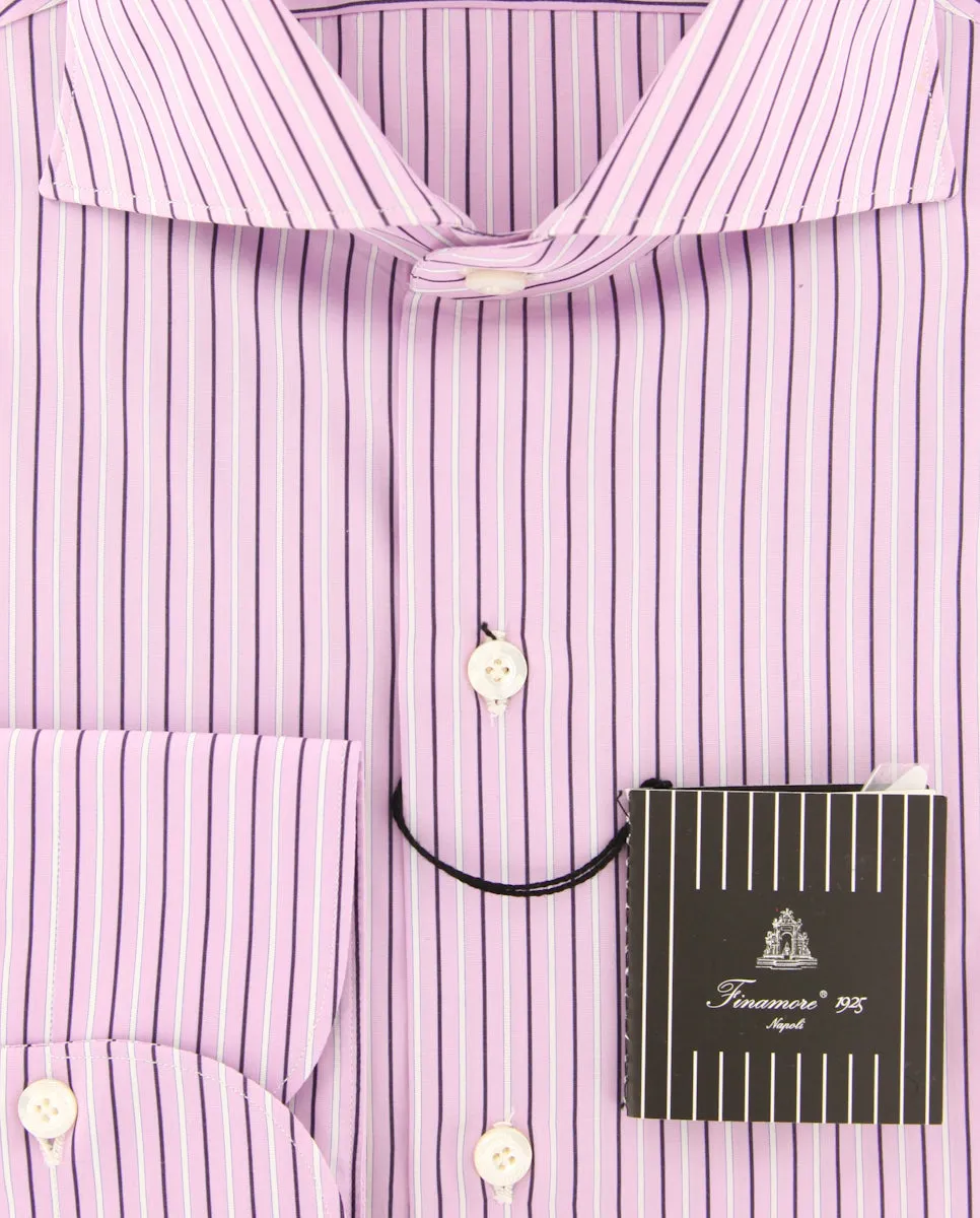 Finamore Napoli Pink Shirt - Extra Slim
