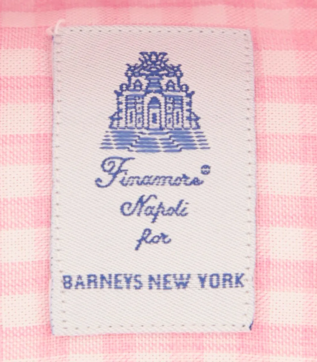 Finamore Napoli Pink Shirt - Extra Slim