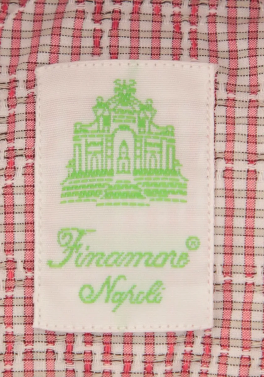 Finamore Napoli Pink Shirt - Extra Slim