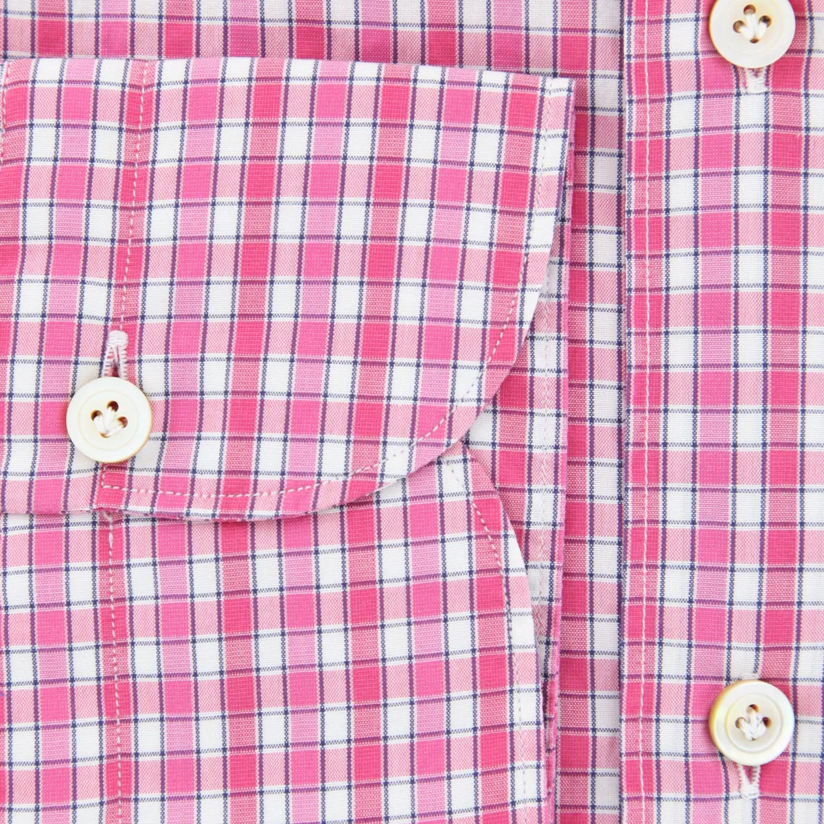 Finamore Napoli Pink Shirt - Extra Slim