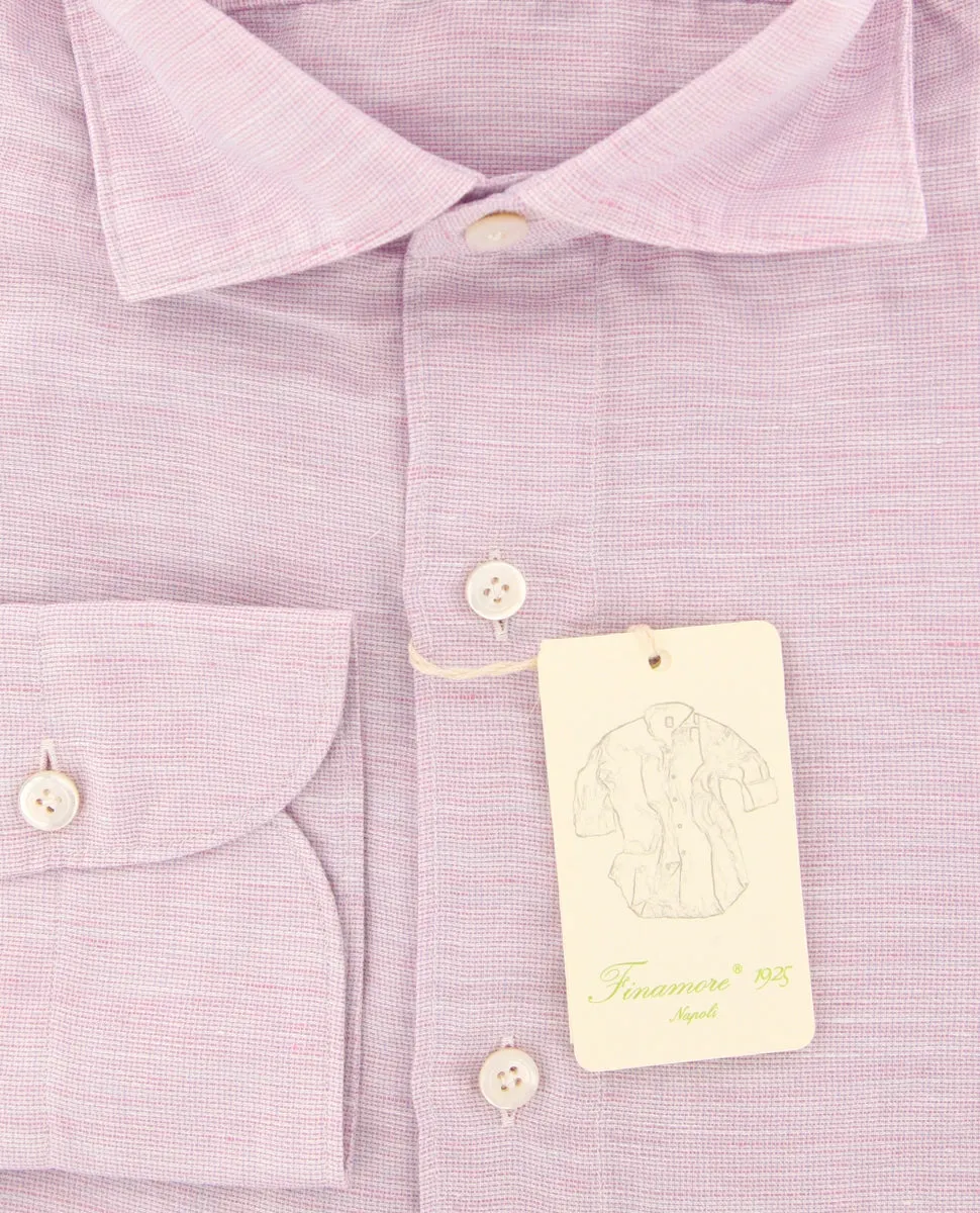 Finamore Napoli Pink Shirt - Extra Slim