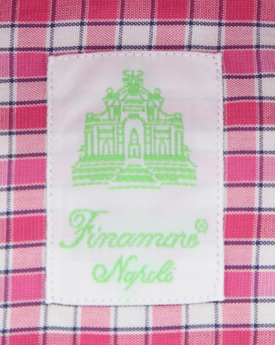 Finamore Napoli Pink Shirt - Extra Slim