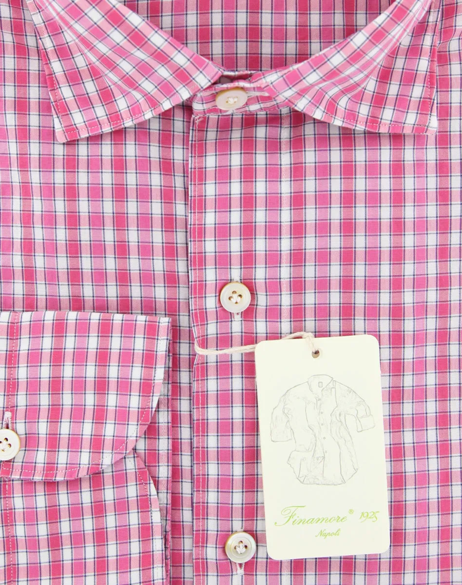 Finamore Napoli Pink Shirt - Extra Slim