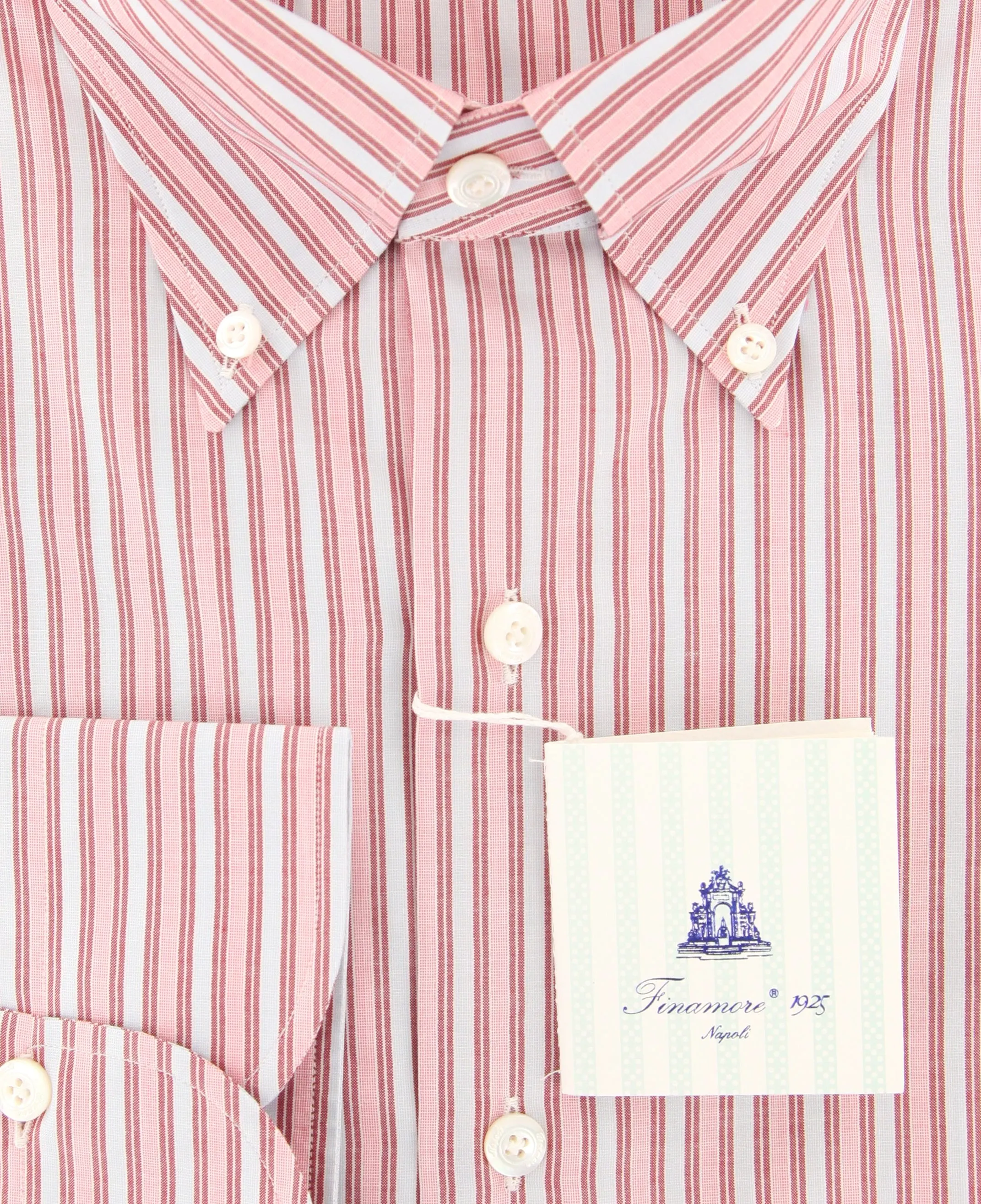 Finamore Napoli Pink Shirt - Slim