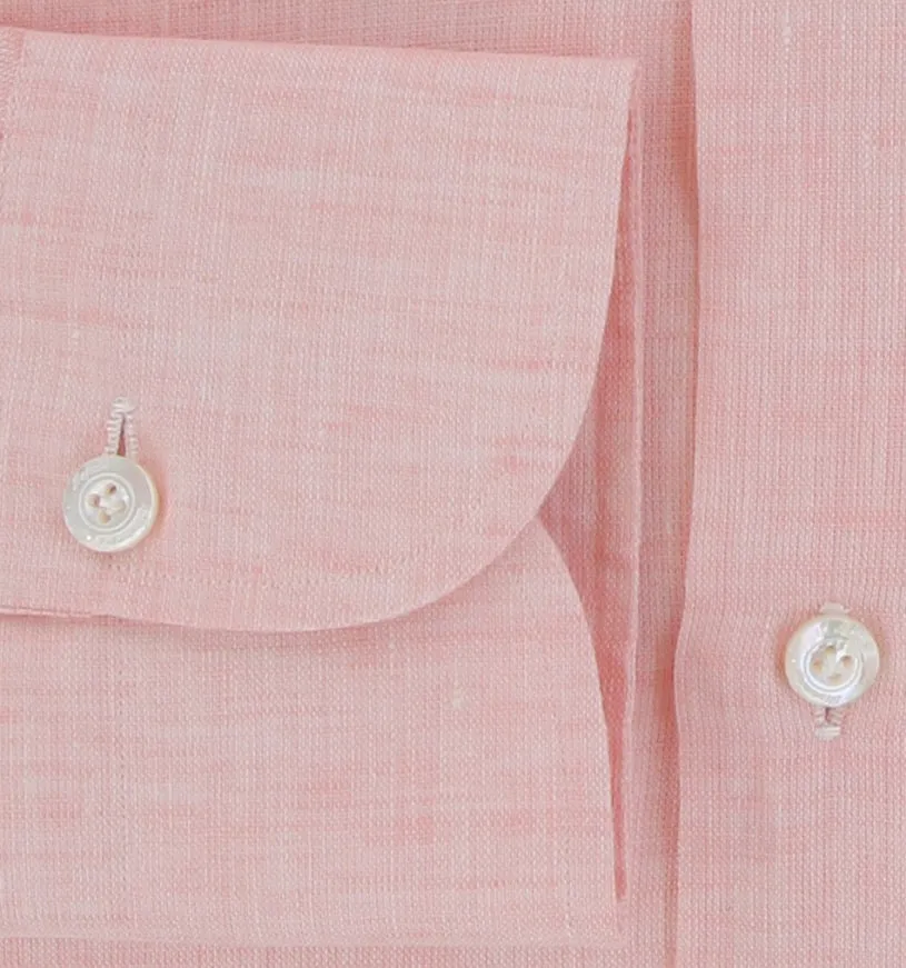 Finamore Napoli Pink Shirt - Slim