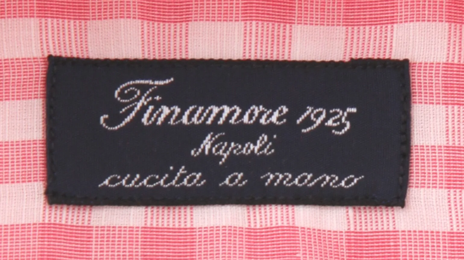 Finamore Napoli Pink Shirt - Slim
