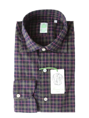 Finamore Napoli Purple Shirt - Extra Slim