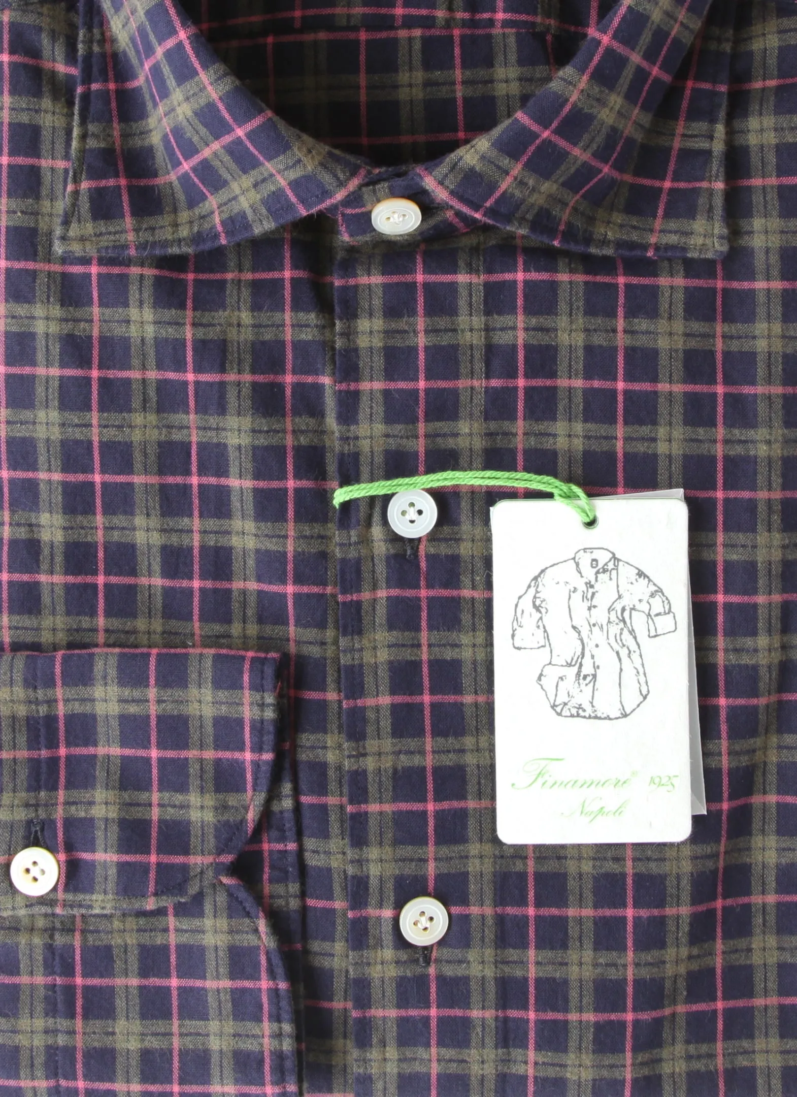 Finamore Napoli Purple Shirt - Extra Slim