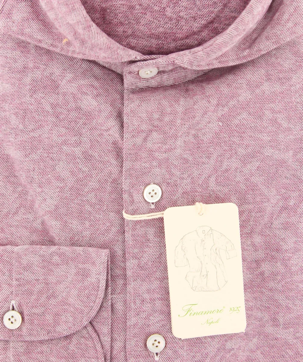 Finamore Napoli Purple Shirt - Extra Slim
