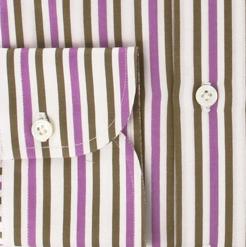 Finamore Napoli Purple Shirt – Size: 15.75 US / 40 EU