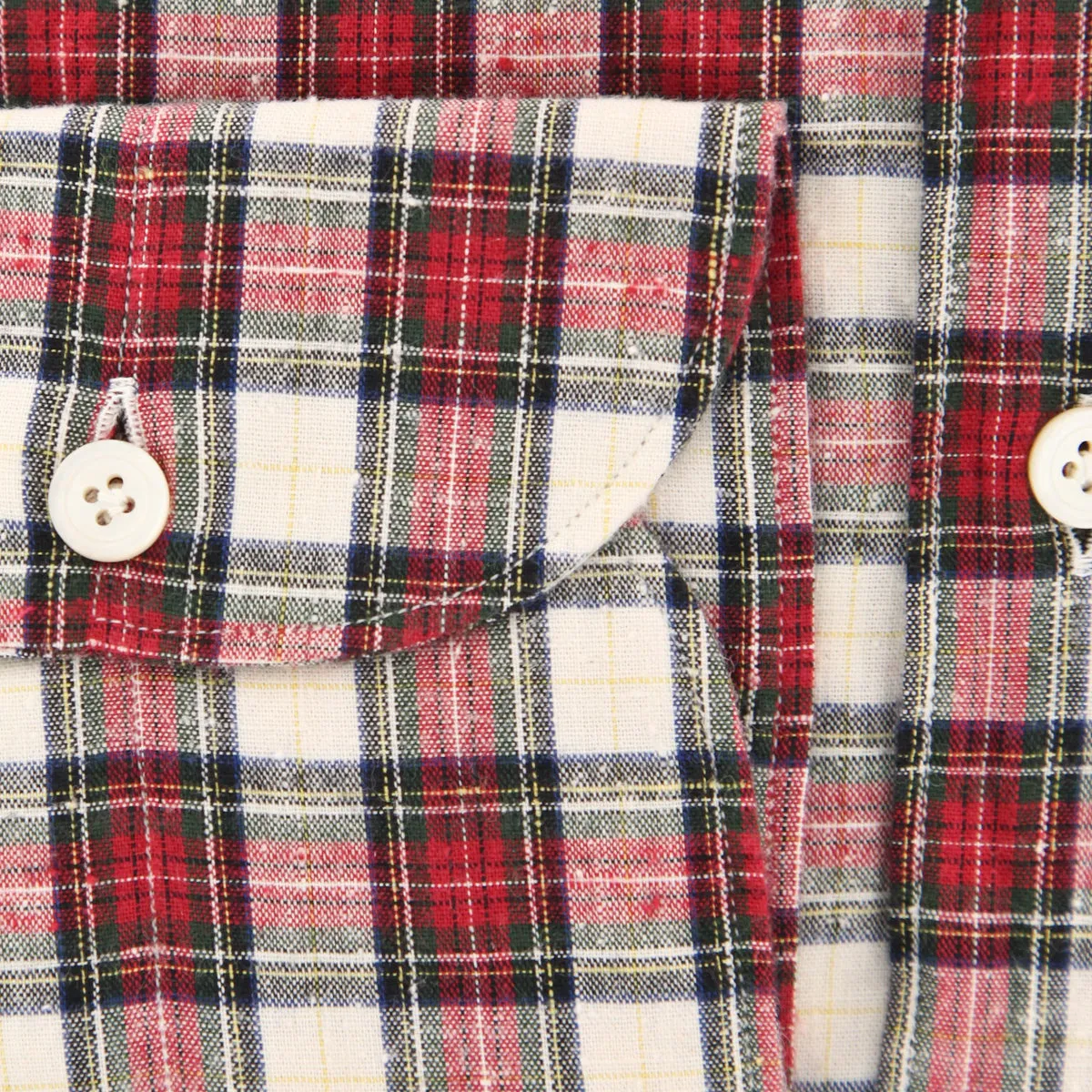 Finamore Napoli Red Shirt - Extra Slim