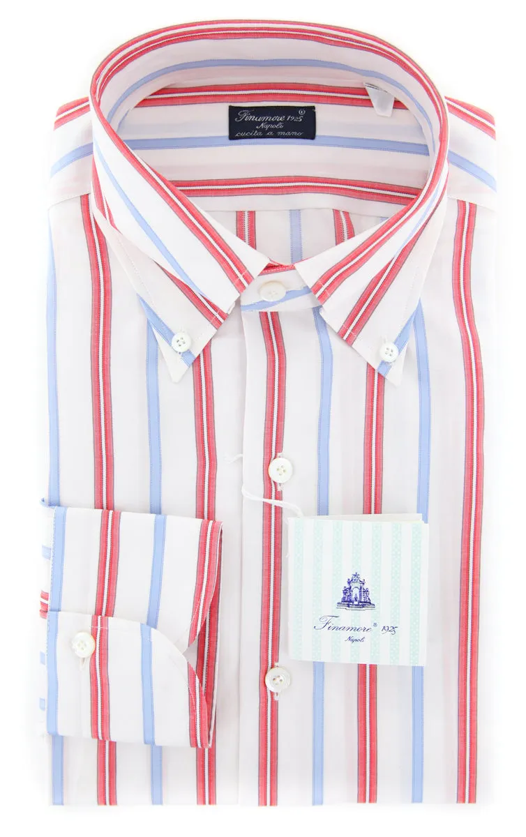 Finamore Napoli Red Shirt - Slim