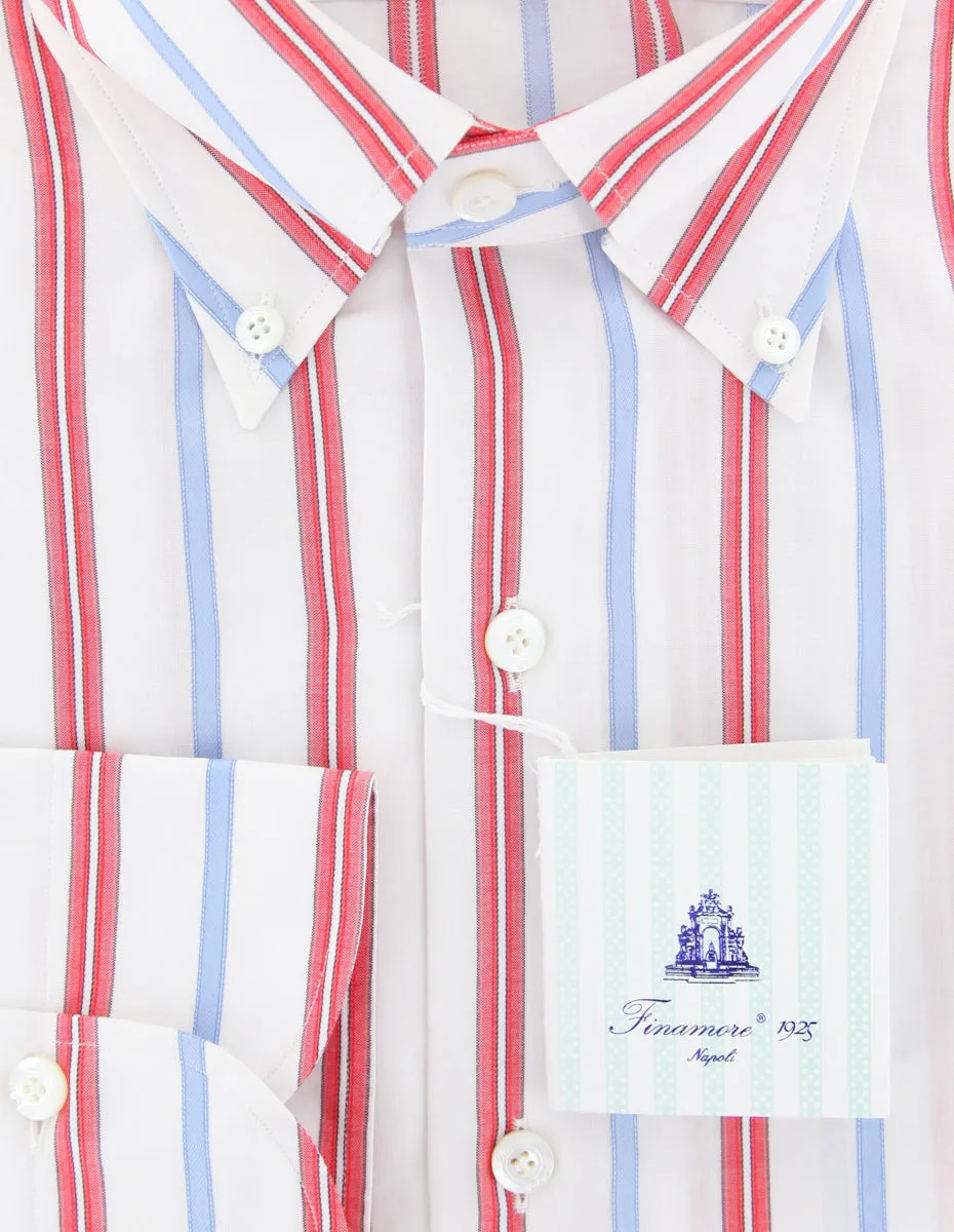 Finamore Napoli Red Shirt - Slim