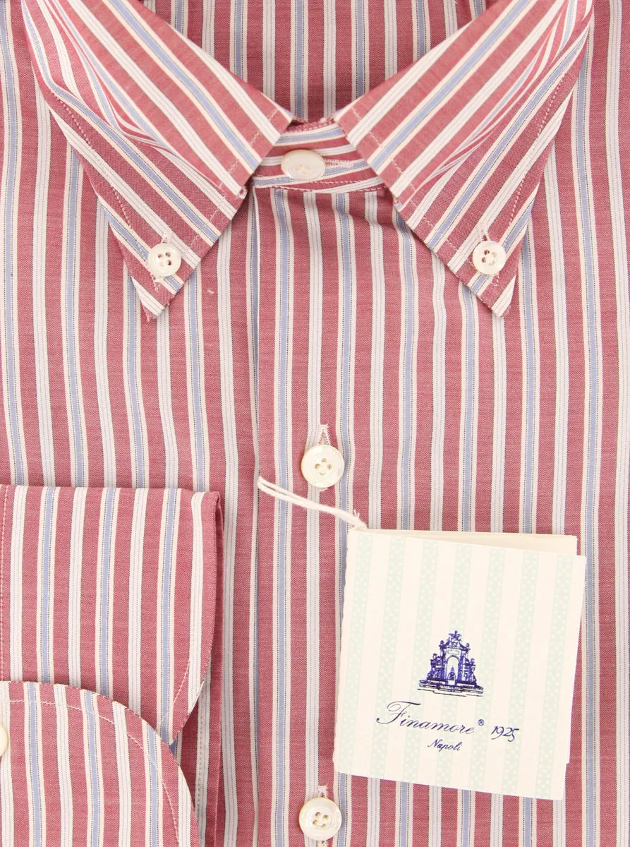 Finamore Napoli Red Shirt - Slim