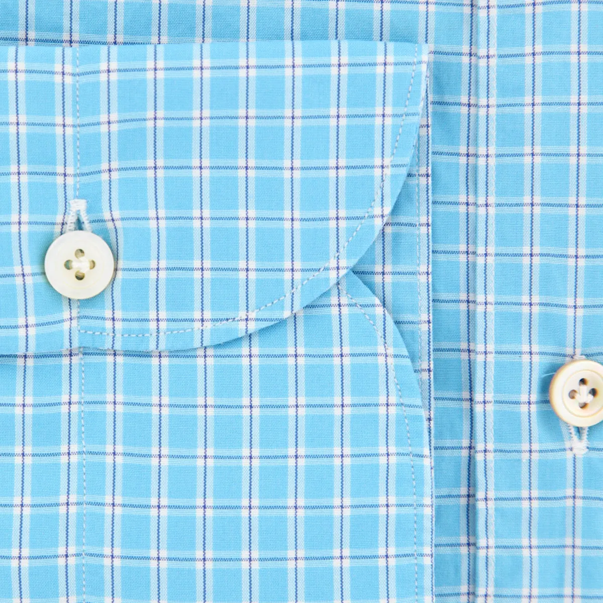 Finamore Napoli Turquoise Shirt - Extra Slim