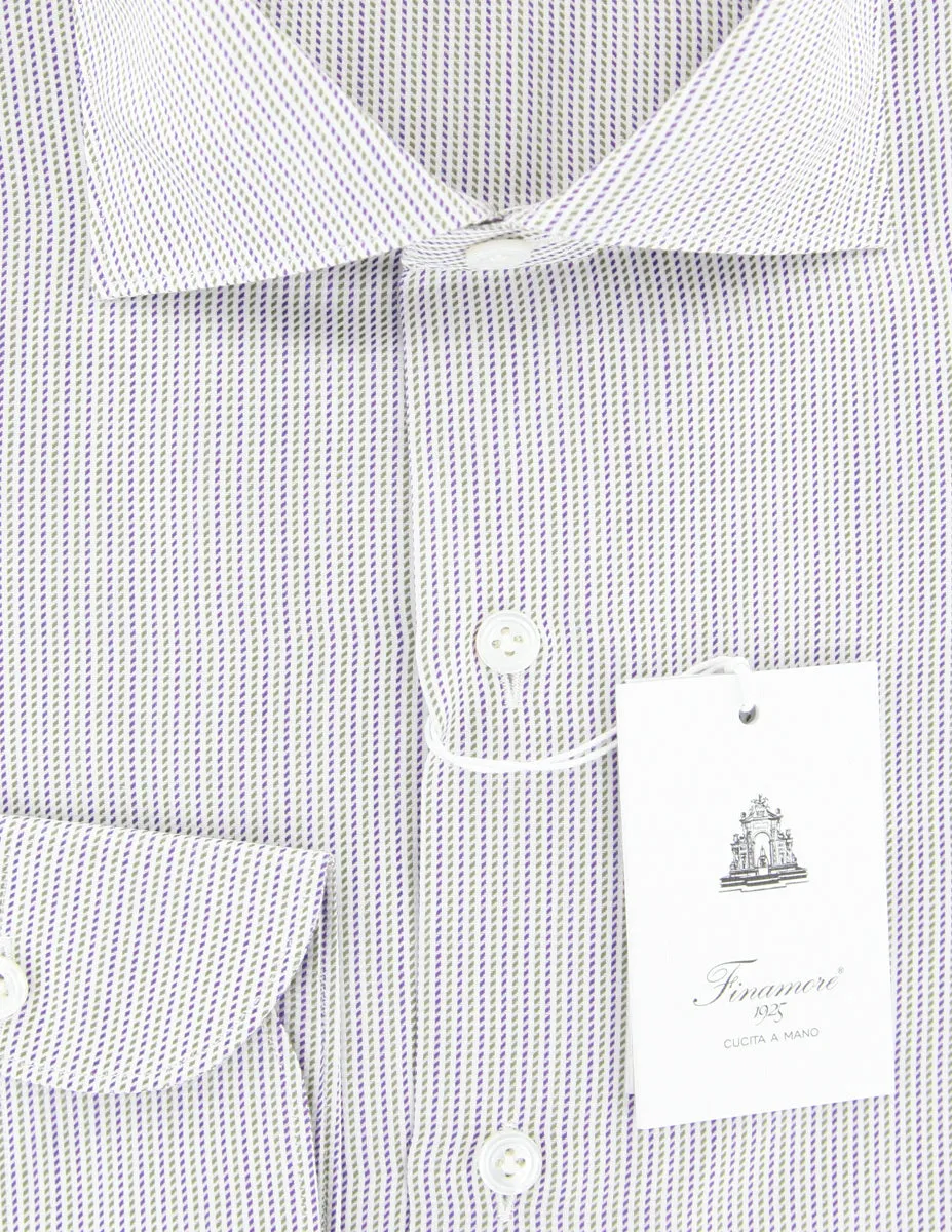 Finamore Napoli White Shirt - Extra Slim