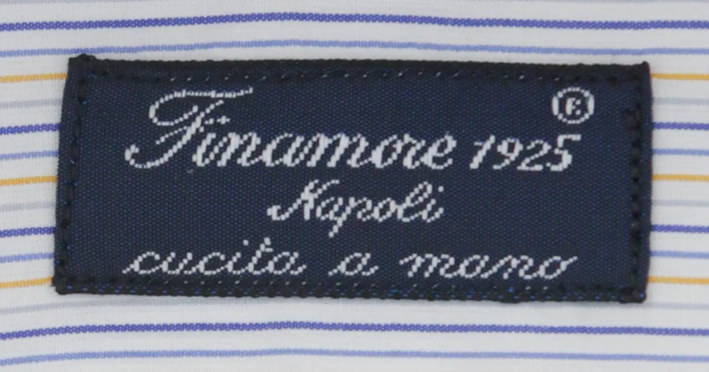 Finamore Napoli White Shirt - Slim