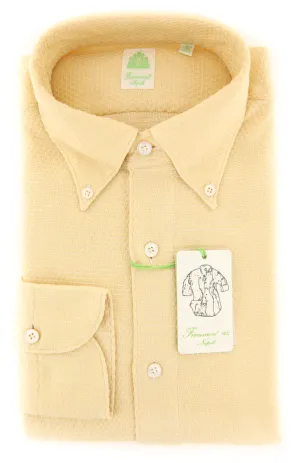 Finamore Napoli Yellow Shirt - Extra Slim