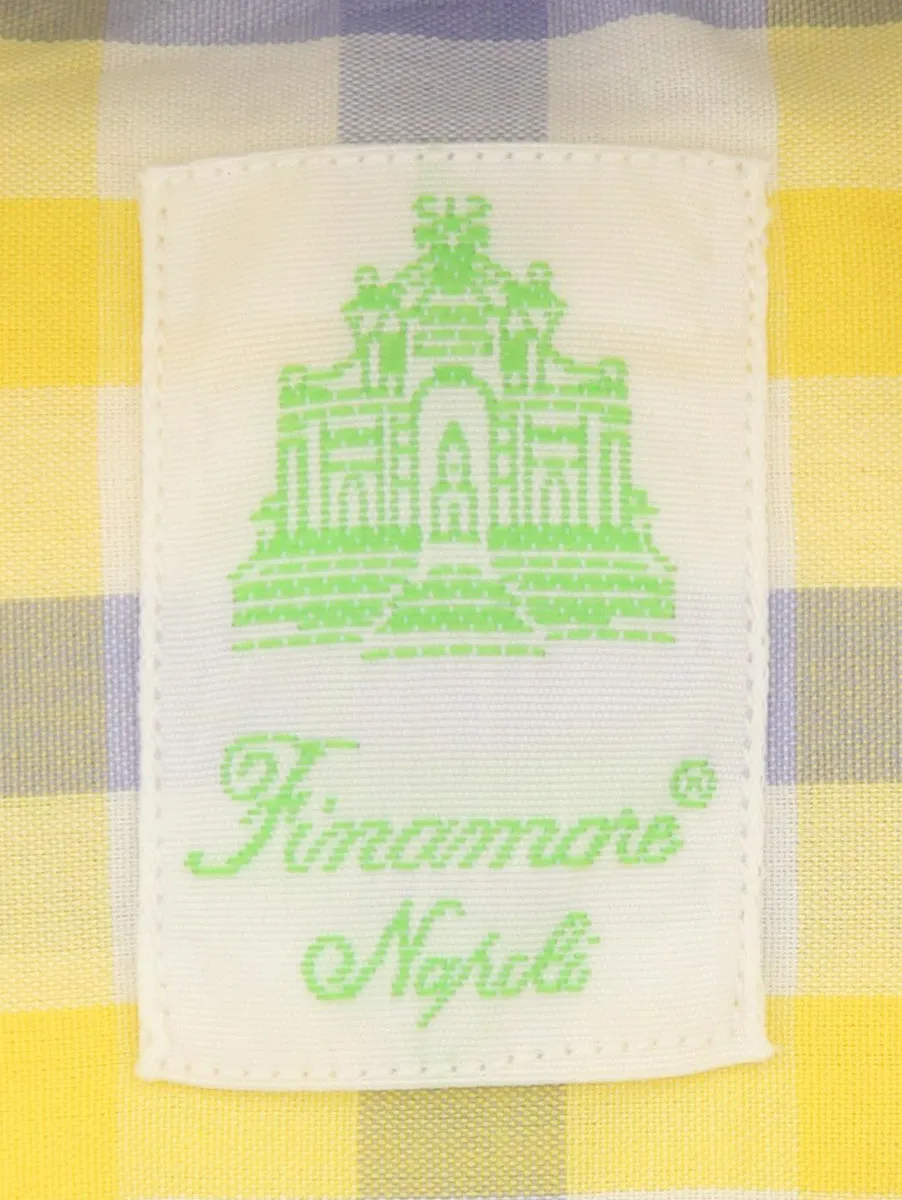 Finamore Napoli Yellow Shirt - Extra Slim