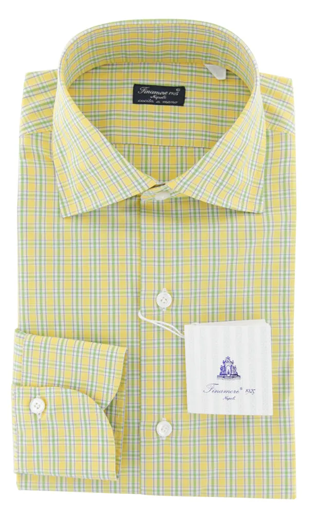Finamore Napoli Yellow Shirt - Slim