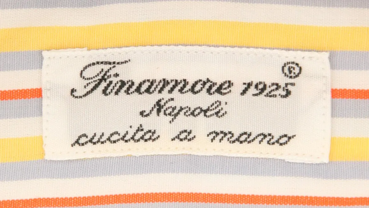 Finamore Napoli Yellow Shirt - Slim