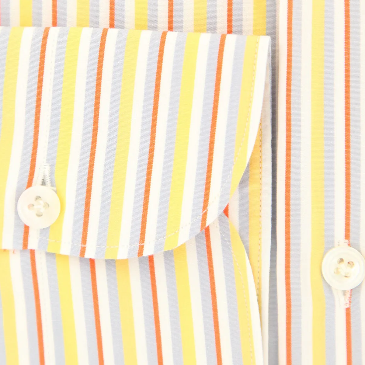 Finamore Napoli Yellow Shirt - Slim