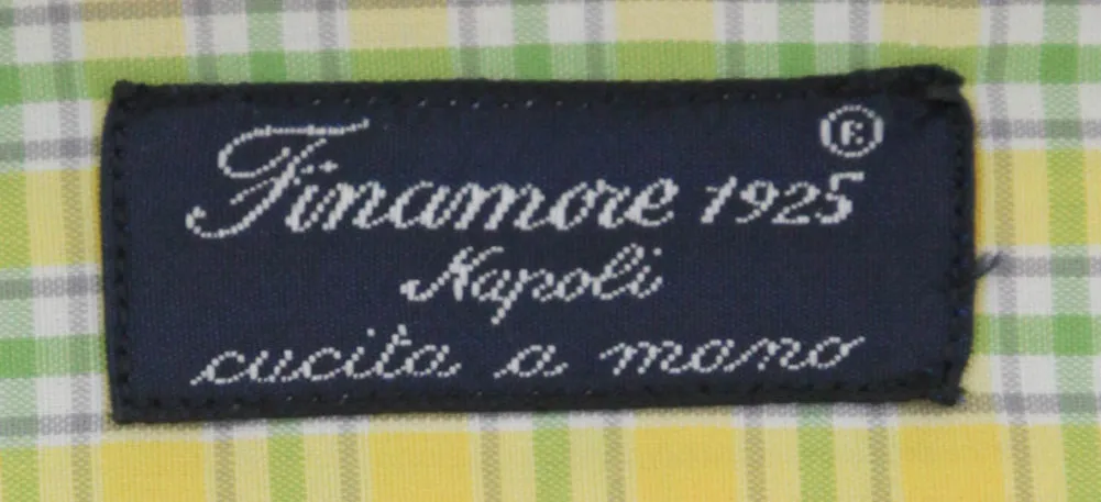 Finamore Napoli Yellow Shirt - Slim
