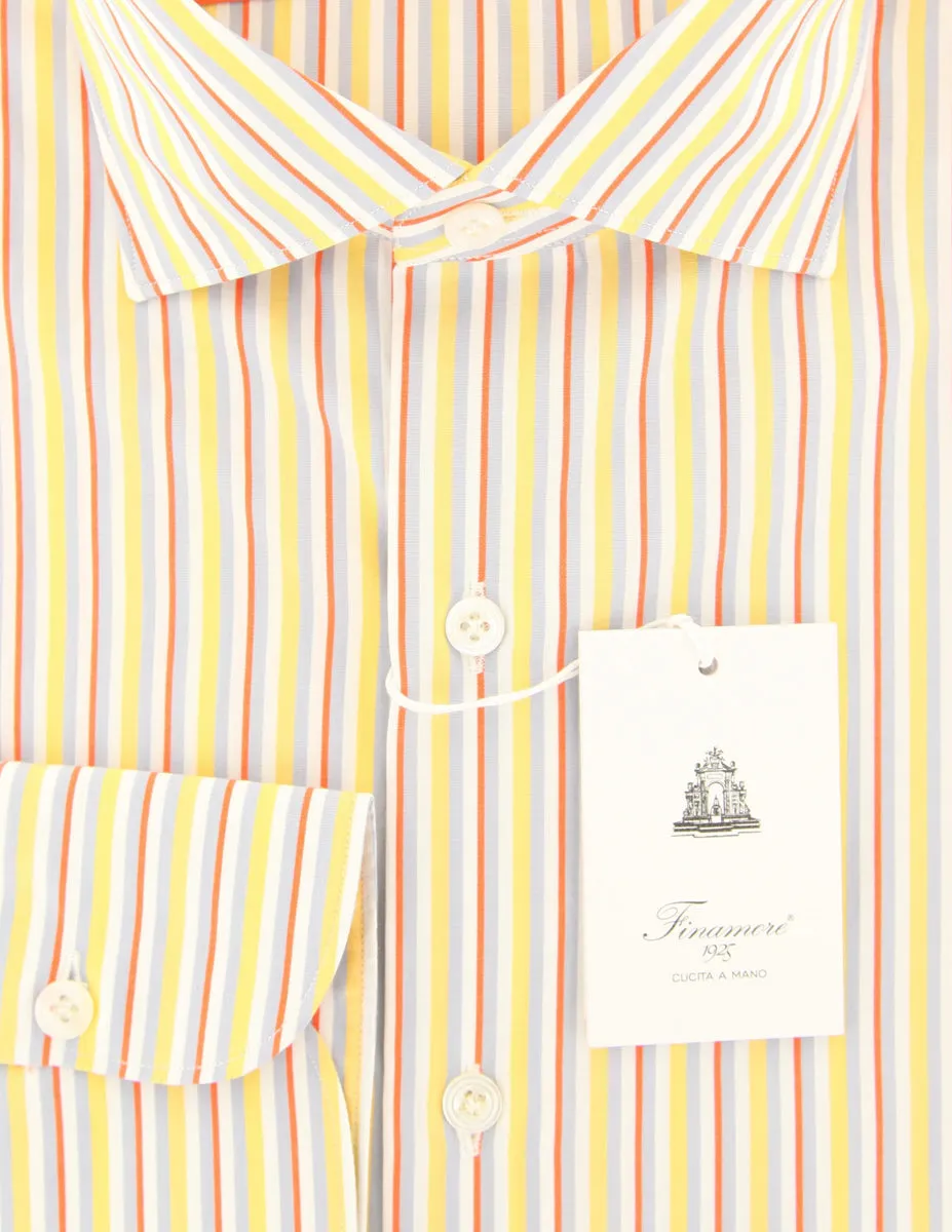 Finamore Napoli Yellow Shirt - Slim