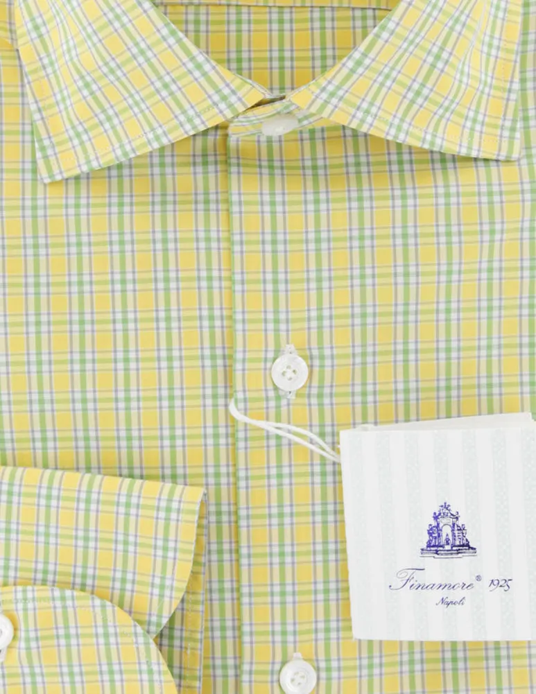 Finamore Napoli Yellow Shirt - Slim