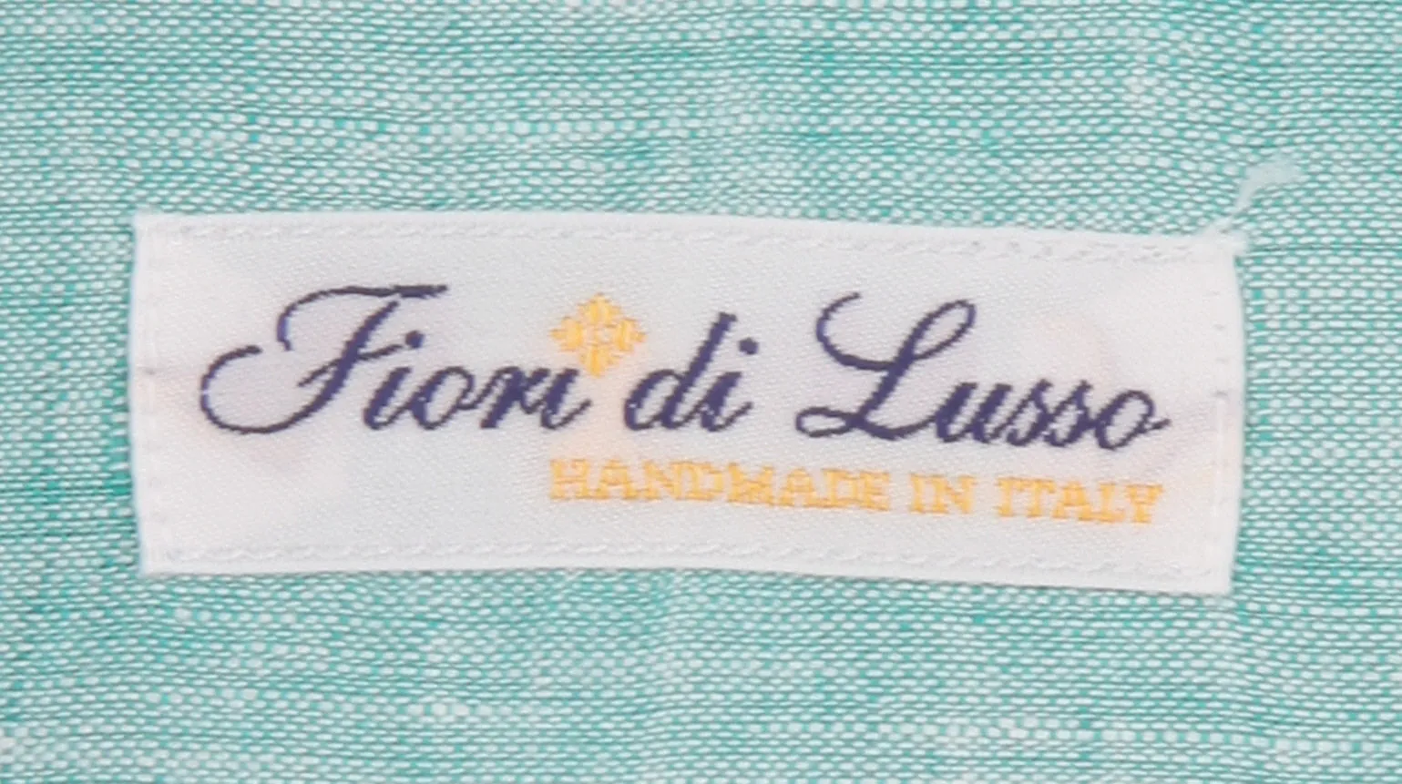 Fiori Di Lusso Green Shirt - Slim