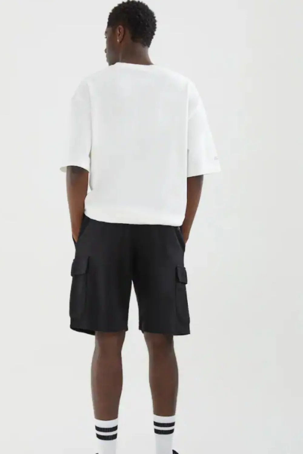 Flap Pocket Drawstring Shorts