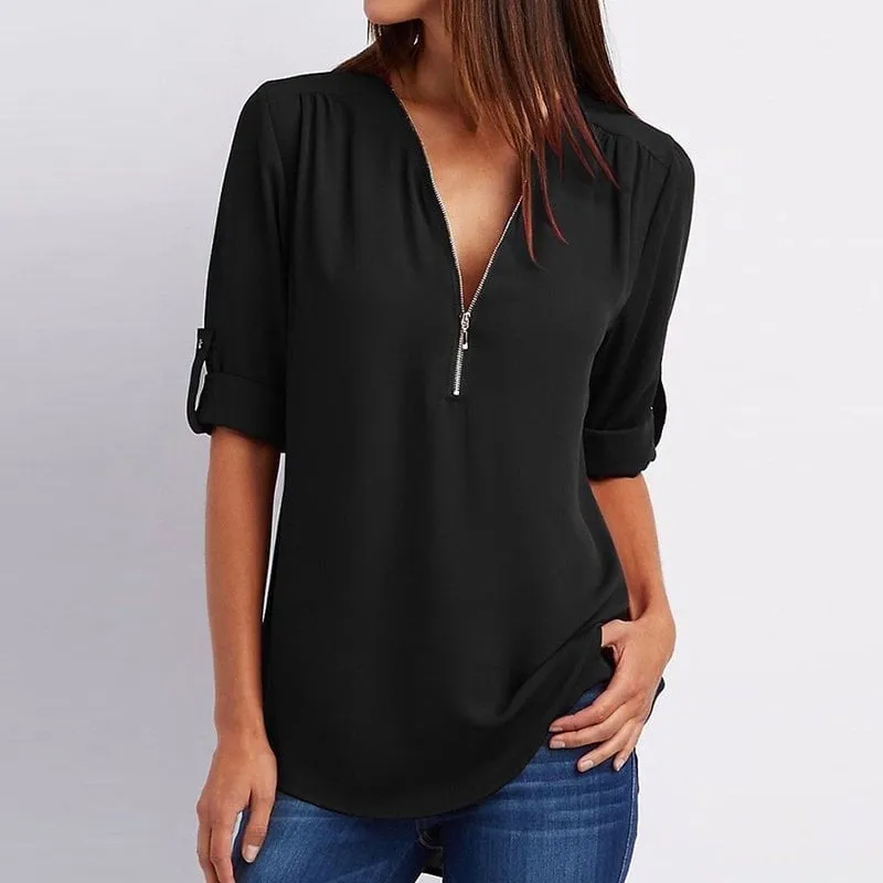 Flavia® | Loose Stylish Blouse