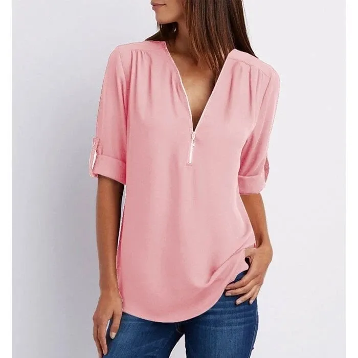 Flavia® | Loose Stylish Blouse