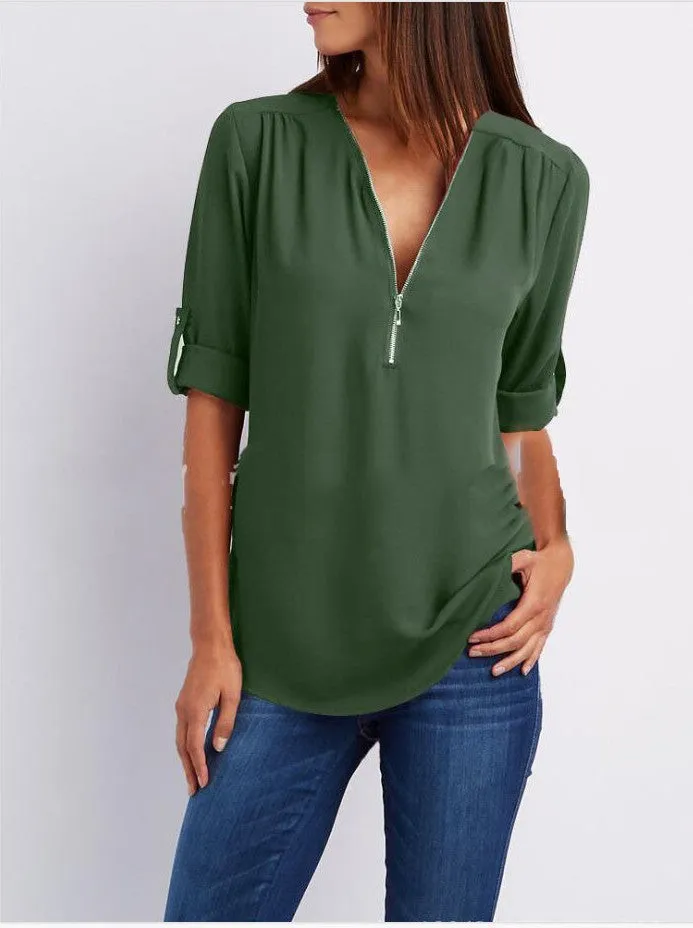 Flavia® | Loose Stylish Blouse